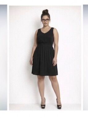 American Rag Elegant Black Sleeveless Midi Dress